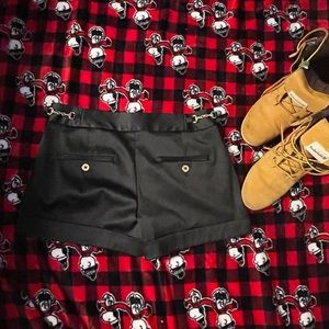 Express black shorts.